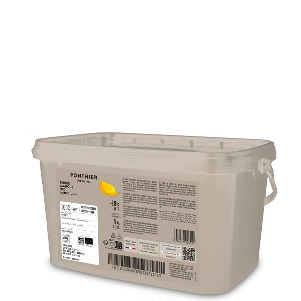 Purée surgelée Mangue Bio 100%