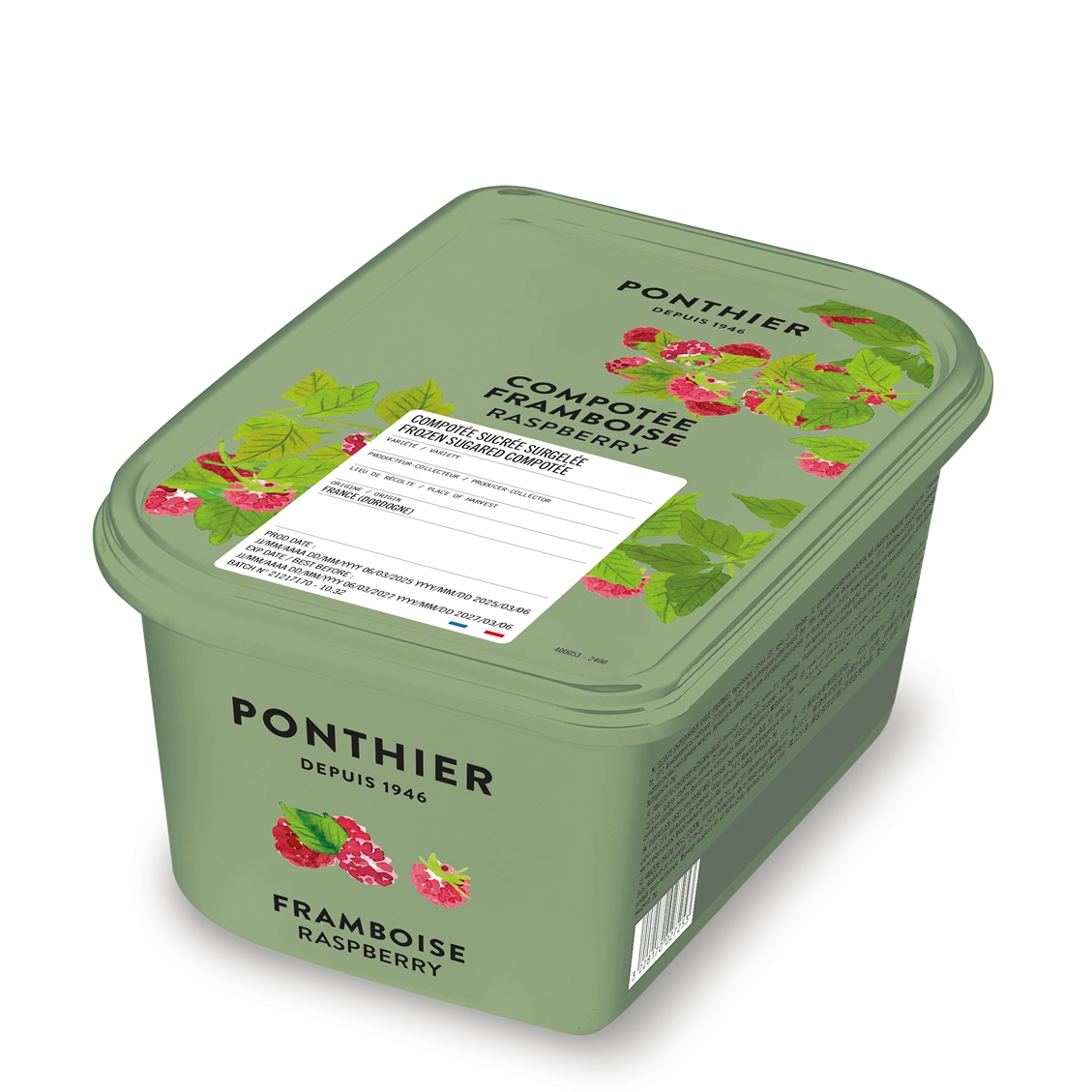 Compotée Surgelée Framboise Origine France