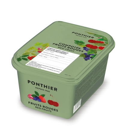Compotée Surgelée Fruits Rouges - Broyés et compotées surgelés - Ponthier