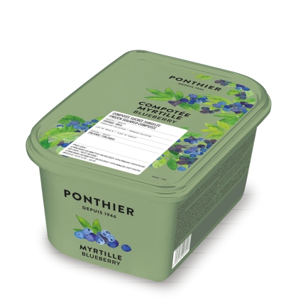 Compotée Surgelée Myrtille Sauvage - Broyés et compotées surgelés - Ponthier